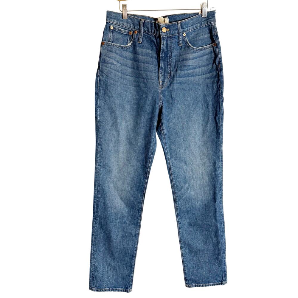 Madewell The Perfect Vintage Straight Leg Casual Denim Blue Jeans Size 27 - Picture 4 of 12